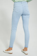 تنزيل الصورة على معرض الصور، Redtag-Lightwash-Mid-Waist-Ripped-Jean-Jeans-Skinny-Fit-Women&#39;s-
