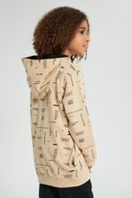Load image into Gallery viewer, Redtag-Beige-Save-The-Earth-Sweatshirt-Sweatshirts-Senior-Boys-9 to 14 Years
