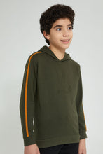 Load image into Gallery viewer, Redtag-Olive-Gamer-Embroideredoss-SweaT-Shirt-Sweatshirts-Senior-Boys-9 to 14 Years
