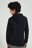 Redtag-Black-Ottoman-On-Sleeve-SweaT-Shirt-Sweatshirts-Senior-Boys-9 to 14 Years