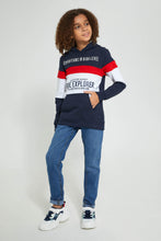 Load image into Gallery viewer, Redtag-Navy-True-Explorer-Sweatshirt-Sweatshirts-Senior-Boys-9 to 14 Years
