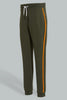 Redtag-Olive-Player-Embroideredoss-Active-Pant-Joggers-Senior-Boys-9 to 14 Years