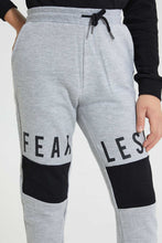 تنزيل الصورة على معرض الصور، Redtag-Grey-Fearless-Active-Pant-Joggers-Senior-Boys-9 to 14 Years
