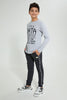 Redtag-Charcoal-Side-Tape-Active-Pant-Joggers-Senior-Boys-9 to 14 Years