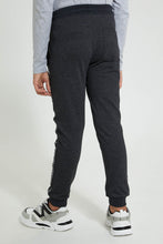 تنزيل الصورة على معرض الصور، Redtag-Charcoal-Side-Tape-Active-Pant-Joggers-Senior-Boys-9 to 14 Years
