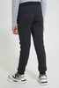 Redtag-Charcoal-Side-Tape-Active-Pant-Joggers-Senior-Boys-9 to 14 Years