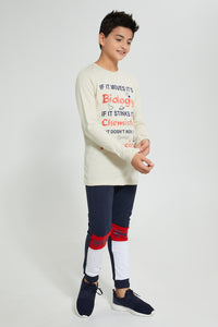 Redtag-Navy-True-Explorer-Active-Pant-Joggers-Senior-Boys-9 to 14 Years