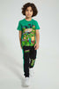 Redtag-Black-Ninja-Turtle-Jog-Pant-Joggers-Boys-2 to 8 Years