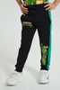 Redtag-Black-Ninja-Turtle-Jog-Pant-Joggers-Boys-2 to 8 Years