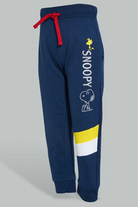 Navy Snoopy Jogger For Baby Boys