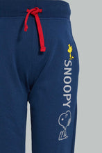 Load image into Gallery viewer, Navy Snoopy Jogger For Baby Boys
