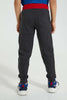 Redtag-Charcoal-Spiderman-Jog-Pant-Joggers-Boys-2 to 8 Years