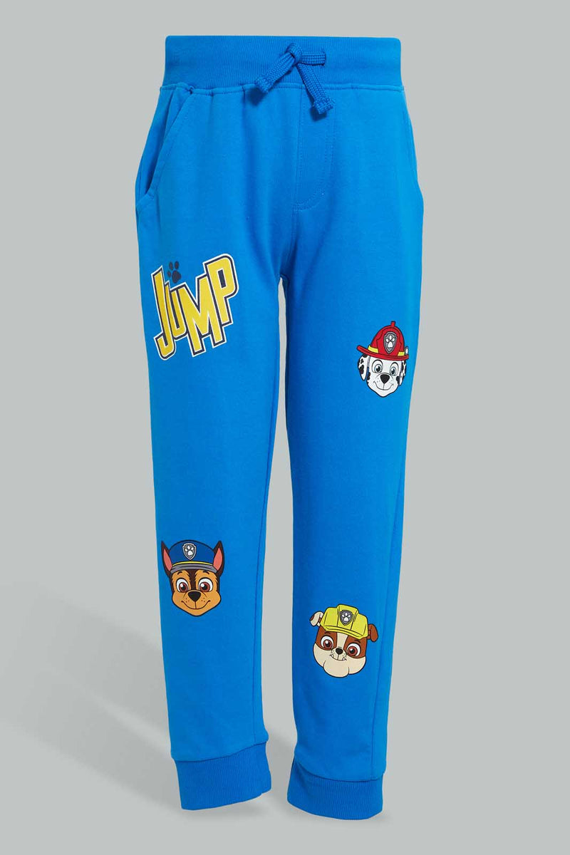 Redtag-Blue-Paw-Patrol-Jog-Pant-Joggers-Boys-2 to 8 Years