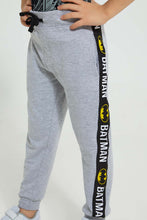 تنزيل الصورة على معرض الصور، Redtag-Grey-Batman-Jog-Pant-Joggers-Boys-2 to 8 Years
