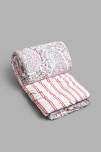 Load image into Gallery viewer, Redtag-Pink-Paisley-Print-6-Piece-Comforter-Set-(Double-Size)-Comforters-Home-Bedroom-
