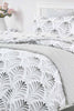 Redtag-Grey-Leaf-Print-6-Piece-Comforter-Set-(Double-Size)-Comforters-Home-Bedroom-
