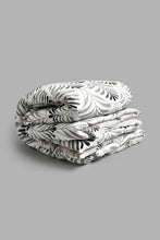 Load image into Gallery viewer, Redtag-Grey-Leaf-Print-6-Piece-Comforter-Set-(Double-Size)-Comforters-Home-Bedroom-
