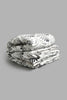 Redtag-Grey-Leaf-Print-6-Piece-Comforter-Set-(Double-Size)-Comforters-Home-Bedroom-