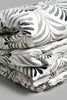 Redtag-Grey-Leaf-Print-6-Piece-Comforter-Set-(Double-Size)-Comforters-Home-Bedroom-
