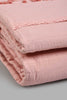 Redtag-Pink-Eyelet-3-Pieces-Bedspread-Set-With-Tassels
-(Double-Size)-Bedspreads-Home-Bedroom-