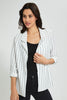 Redtag-White-Stripe-Rolled-Up-Sleeve-Jacket-Jackets-Women's-