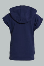 Load image into Gallery viewer, Redtag-Navy-Pique-Terry-Hooded-And-Shorts-Set-Boys-Sets,-Colour:Navy,-Filter:Boys-(2-to-8-Yrs),-New-In,-New-In-BOY,-Non-Sale,-S22A,-Section:Kidswear-Boys-2 to 8 Years
