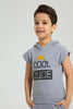 Redtag-Grey-Marl-Pique-Terry-Hooded-And-Shorts-Set-Boys-Sets,-Colour:Grey,-Filter:Boys-(2-to-8-Yrs),-New-In,-New-In-BOY,-Non-Sale,-S22A,-Section:Kidswear-Boys-2 to 8 Years