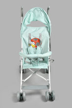 Load image into Gallery viewer, Redtag-Blue-Baby-Buggy--With-Rround-Canopy-Buggies-New-Born-Baby-
