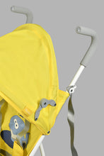 Load image into Gallery viewer, Redtag-Yellow-Baby-Buggy--With-Rround-Canopy-Buggies-New-Born-Baby-
