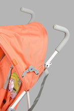 Load image into Gallery viewer, Redtag-Orange-Baby-Buggy--With-Rround-Canopy-Buggies-New-Born-Baby-
