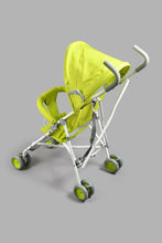 Load image into Gallery viewer, Redtag-Green-Baby-Buggy--With-Rround-Canopy-Buggies-New-Born-Baby-
