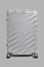 Load image into Gallery viewer, Redtag-Silver-Color-Hard-Abs-Trolley-Lugage-24&quot;-Hard-Luggage-Travel-Accessories-
