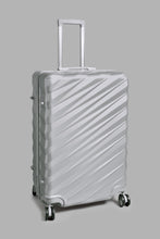 Load image into Gallery viewer, Redtag-Silver-Color-Hard-Abs-Trolley-Lugage-24&quot;-Hard-Luggage-Travel-Accessories-
