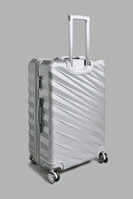 Load image into Gallery viewer, Redtag-Silver-Color-Hard-Abs-Trolley-Lugage-24&quot;-Hard-Luggage-Travel-Accessories-
