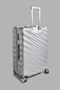 Redtag-Silver-Color-Hard-Abs-Trolley-Lugage-24"-Hard-Luggage-Travel-Accessories-