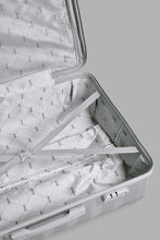 Load image into Gallery viewer, Redtag-Silver-Color-Hard-Abs-Trolley-Lugage-24&quot;-Hard-Luggage-Travel-Accessories-
