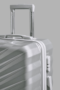 Redtag-Silver-Color-Hard-Abs-Trolley-Lugage-28"-Hard-Luggage-Travel-Accessories-