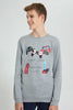 Redtag-Grey-Thousand-Lives-Sweat-T-Shirt-Long-Sleeves-Senior-Boys-9 to 14 Years