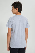 Load image into Gallery viewer, Redtag-Grey-Justice-League-T-Shirt-Graphic-Prints-Senior-Boys-9 to 14 Years
