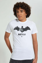 تنزيل الصورة على معرض الصور، Redtag-White-Batman-Tee-All-Over-Prints-Senior-Boys-9 to 14 Years
