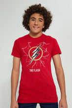 Load image into Gallery viewer, Redtag-Red-Flash-T-Shirt-Graphic-Prints-Senior-Boys-9 to 14 Years
