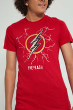 Load image into Gallery viewer, Redtag-Red-Flash-T-Shirt-Graphic-Prints-Senior-Boys-9 to 14 Years
