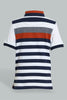 Redtag-White-Horizontal-Stripe-Stand-Collar-Polo-Shirt-Boys-T-Shirts,-Colour:White,-Filter:Boys-(2-to-8-Yrs),-New-In,-New-In-BOY,-Non-Sale,-S22A,-Section:Kidswear-Boys-2 to 8 Years