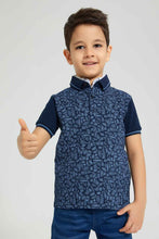 Load image into Gallery viewer, Redtag-Navy-Double-Collar-Polo-Shirt-Boys-T-Shirts,-Colour:Navy,-Filter:Boys-(2-to-8-Yrs),-New-In,-New-In-BOY,-Non-Sale,-S22B,-Section:Kidswear-Boys-2 to 8 Years
