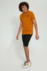 Redtag-Mustard-Batman-Polo-Polo-Shirts-Senior-Boys-9 to 14 Years