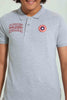 Redtag-Grey-Captain-America-Polo-Polo-Shirts-Senior-Boys-9 to 14 Years