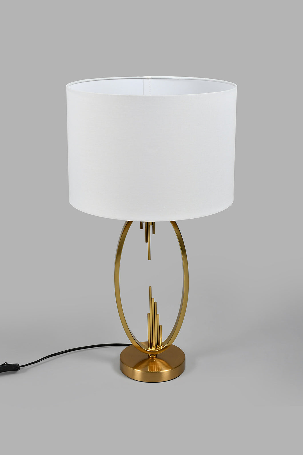 Redtag-Gold-Metal-Embellished-Table-Lamp-Colour:Gold,-Filter:Home-Decor,-HMW-HOM-Table-Lamps,-New-In,-New-In-HMW-HOM,-Non-Sale,-S22A,-Section:Homewares-Home-Decor-