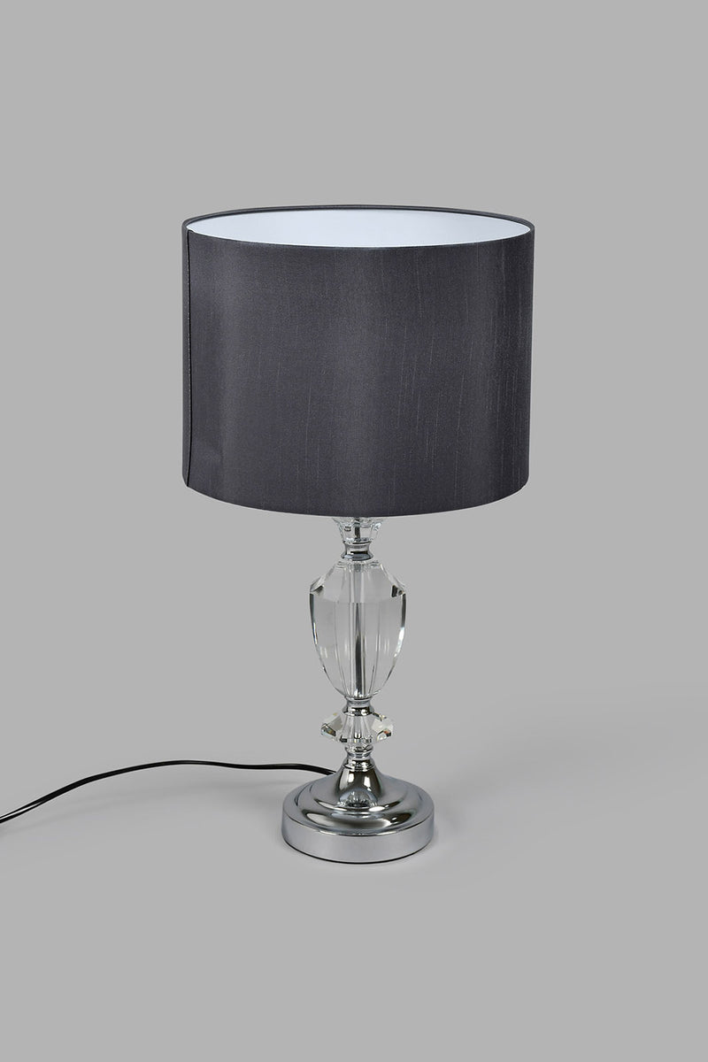 Redtag-Silver-Crystal-Base-Table-Lamp-Colour:Silver,-Filter:Home-Decor,-HMW-HOM-Table-Lamps,-New-In,-New-In-HMW-HOM,-Non-Sale,-S22A,-Section:Homewares-Home-Decor-