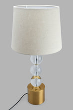 Load image into Gallery viewer, Redtag-Gold-Metal/Glass-Table-Lamp-Table-Lamps-Home-Decor-
