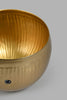 Redtag-Gold-Round-Ribbed-Planter-Colour:Gold,-Filter:Home-Decor,-HMW-HOM-Planters,-HOM-PHANTASMAGORIA-3,-New-In,-New-In-HMW-HOM,-Non-Sale,-S22A,-Section:Homewares-Home-Decor-